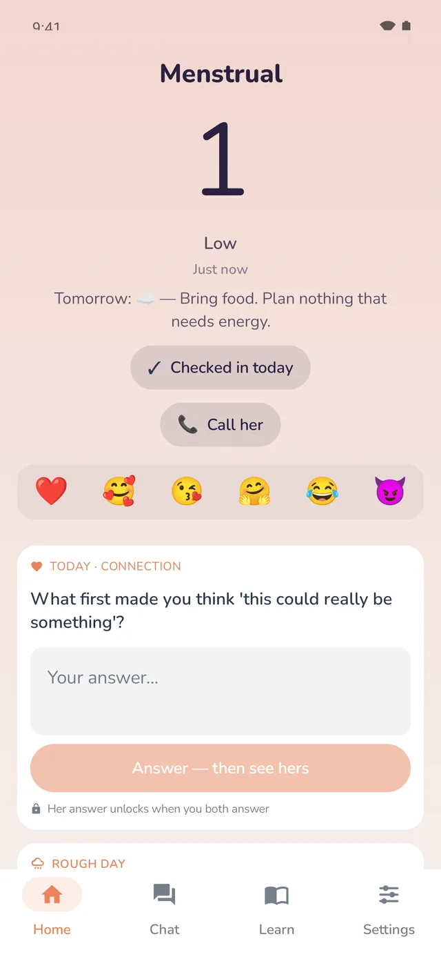 Your PinkyBond home: her phase, energy and tomorrow’s line